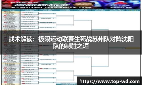 战术解读:极限运动联赛生死战苏州队对阵沈阳队的制胜之道